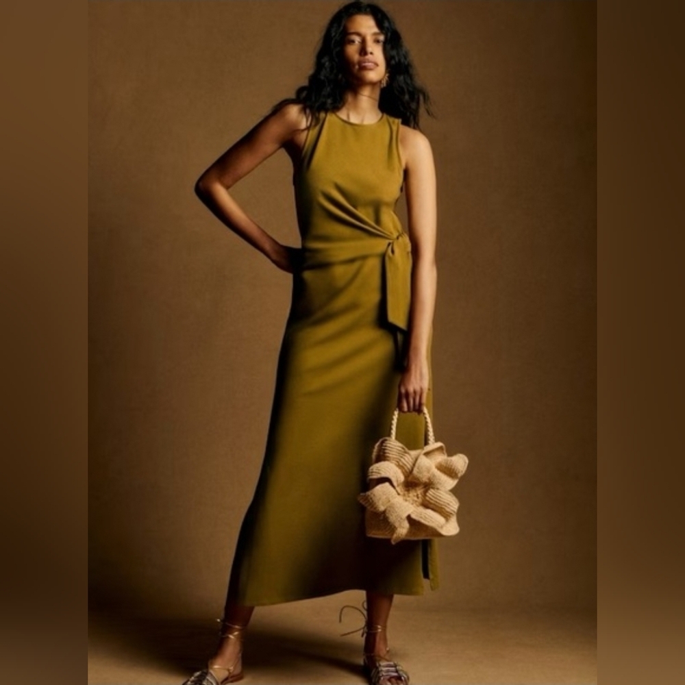 Sezane Pippaé Dress Pistachio